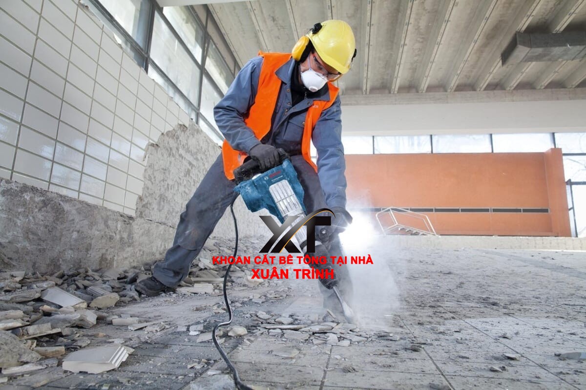 Đục Phá Bê Tông Tại Long Thành: Máy Lớn, Xử Lý Nhanh 24/7