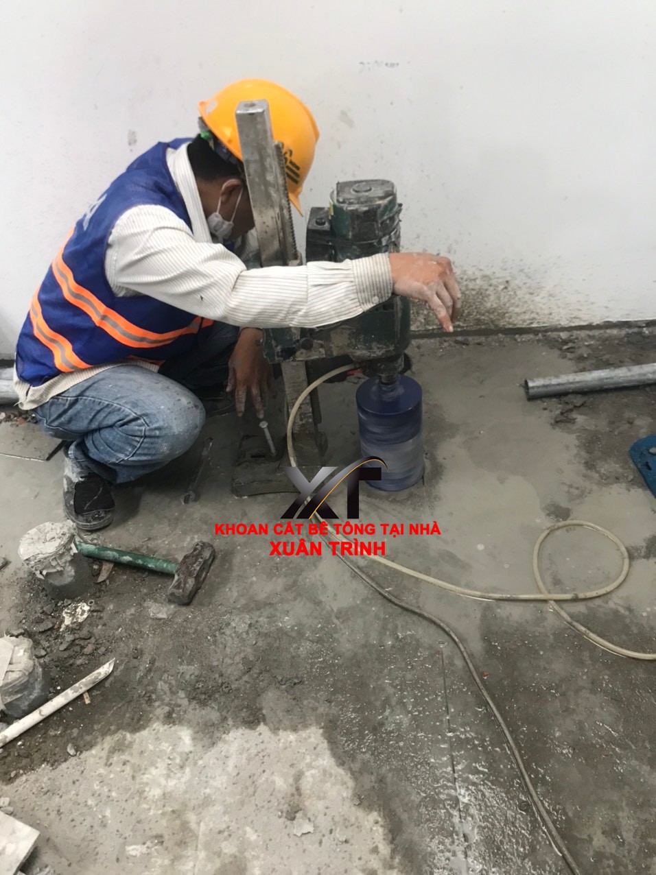 Khoan Rút Lõi Bê Tông Tại Quận 8: Khoan Sàn, Tường Đúng Kích Thước