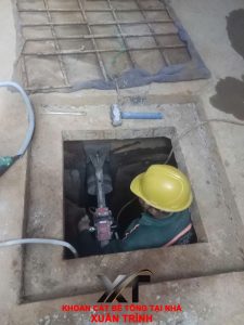 Khoan Rút Lõi Bê Tông Tại Bình Tân Giá Rẻ, Máy Êm Không Bụi